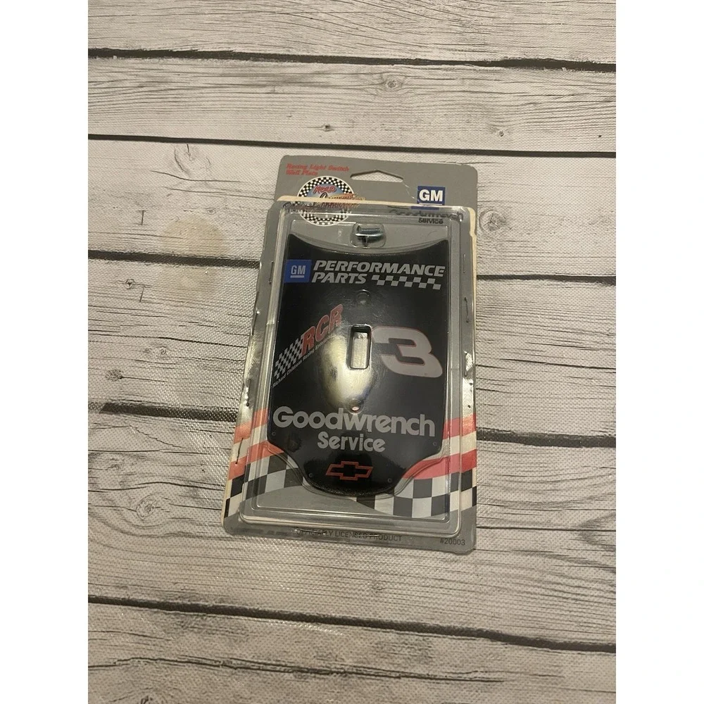 Dale Earnhardt #3 GM Goodwrench Wall Switch Plate - New Open Box